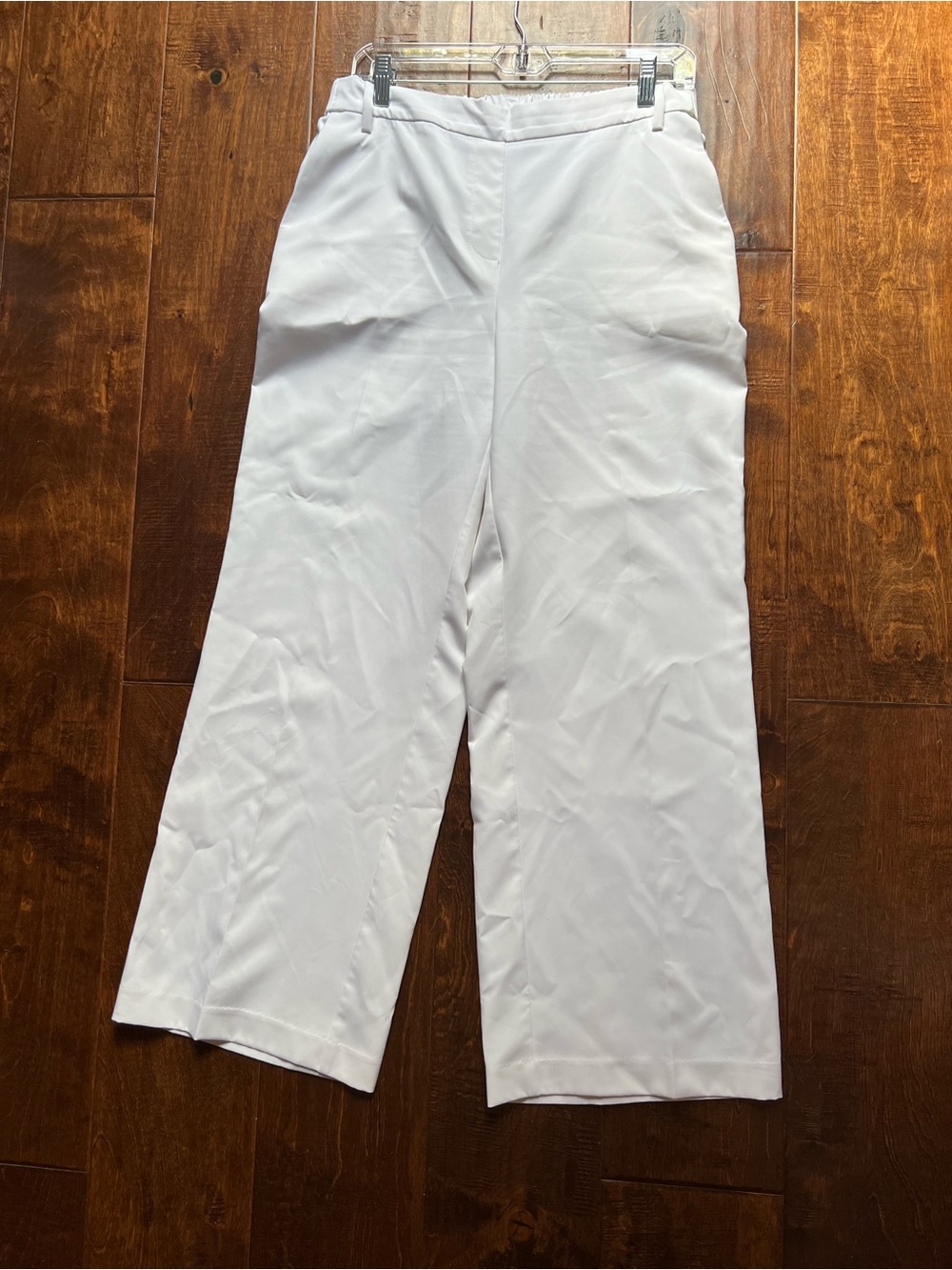 Alfani white wide-leg pants, size 8